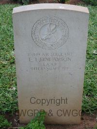 Dar Es Salaam War Cemetery - Finlayson, E I